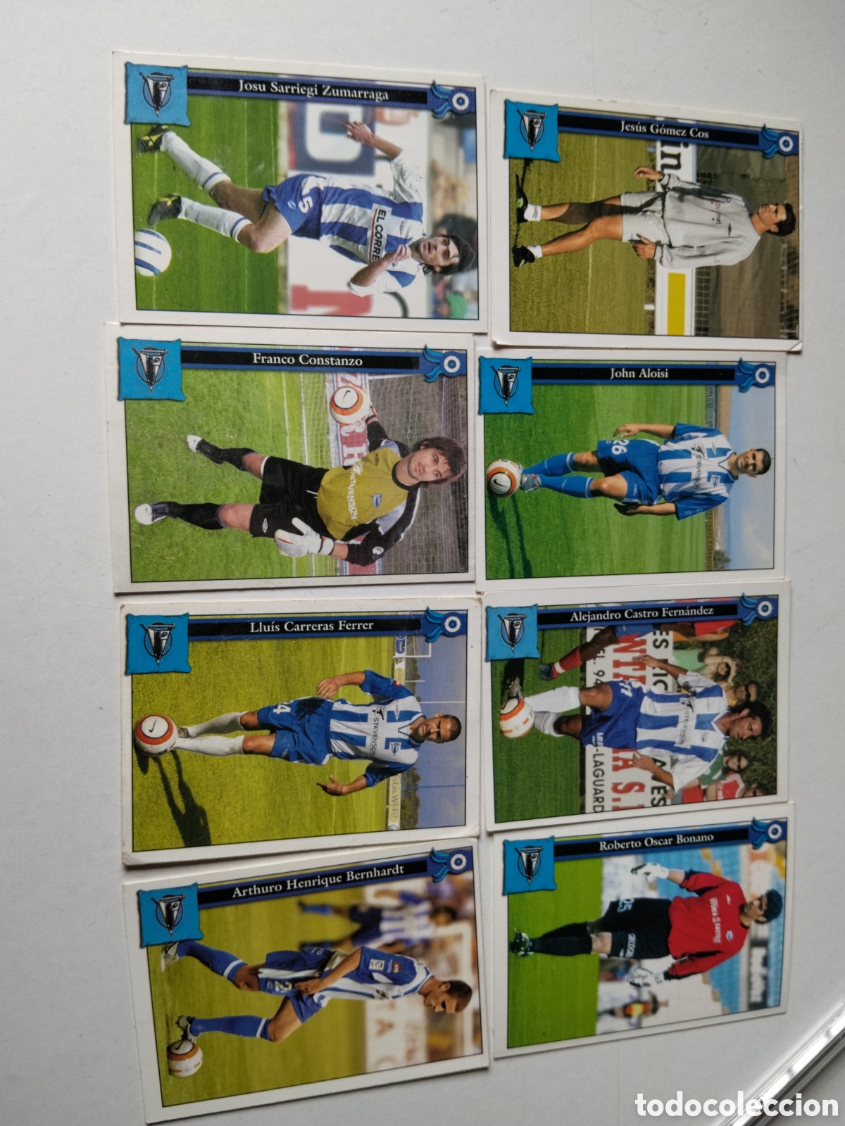 Cromos de f&uacute;tbol: 8 Cromos DPTVO. ALAVES 2005/2006