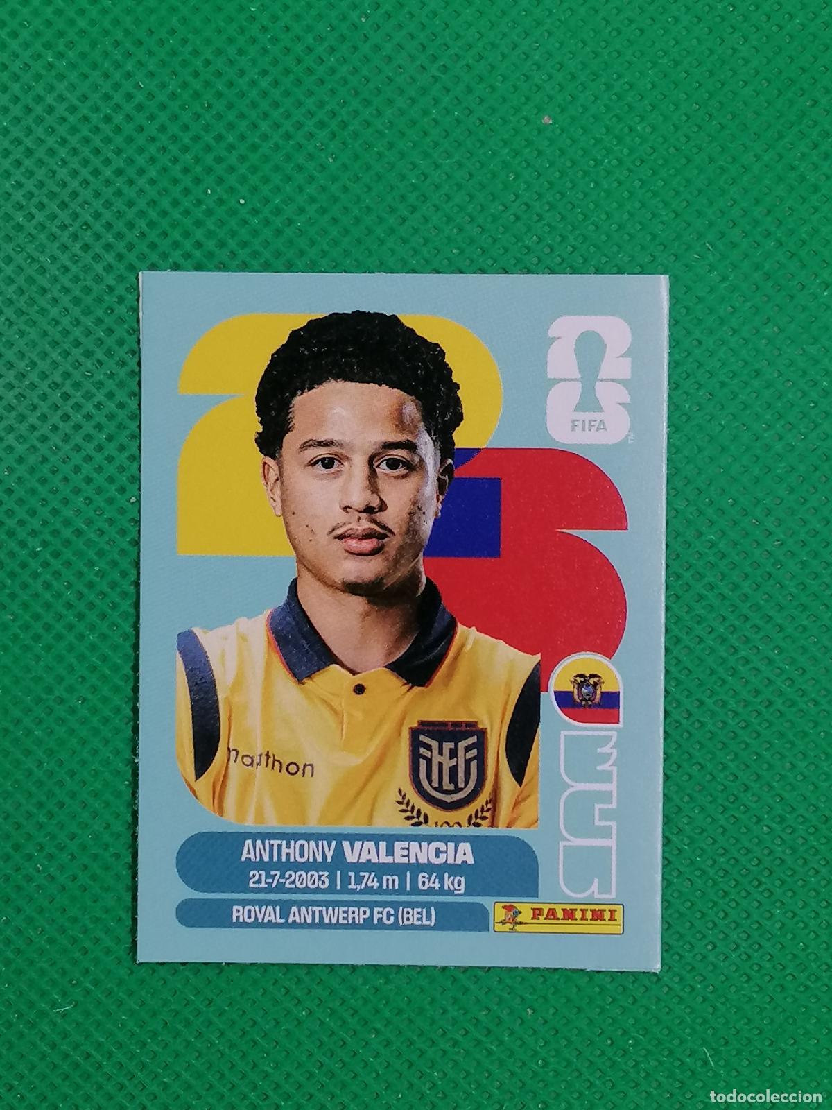 Cromos de f&uacute;tbol: ANTHONY VALENCIA ECUADOR ECU UPDATE SET ⚽ PANINI FIFA MUNDIAL WORLD CUP 26 2026 STICKER ⚽