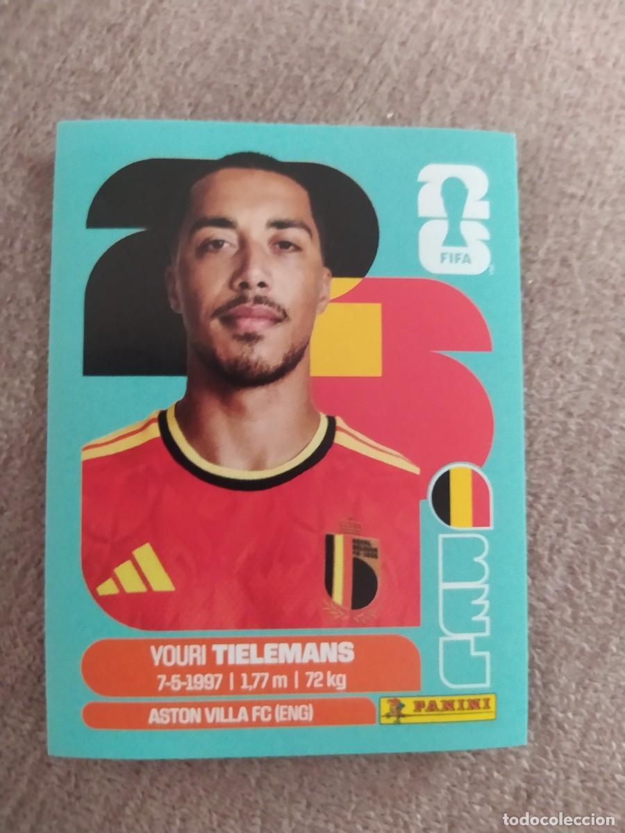 Cromos de f&uacute;tbol: BEL 09 Youri TIELEMANS B&eacute;lgica Mundial 2026 Panini