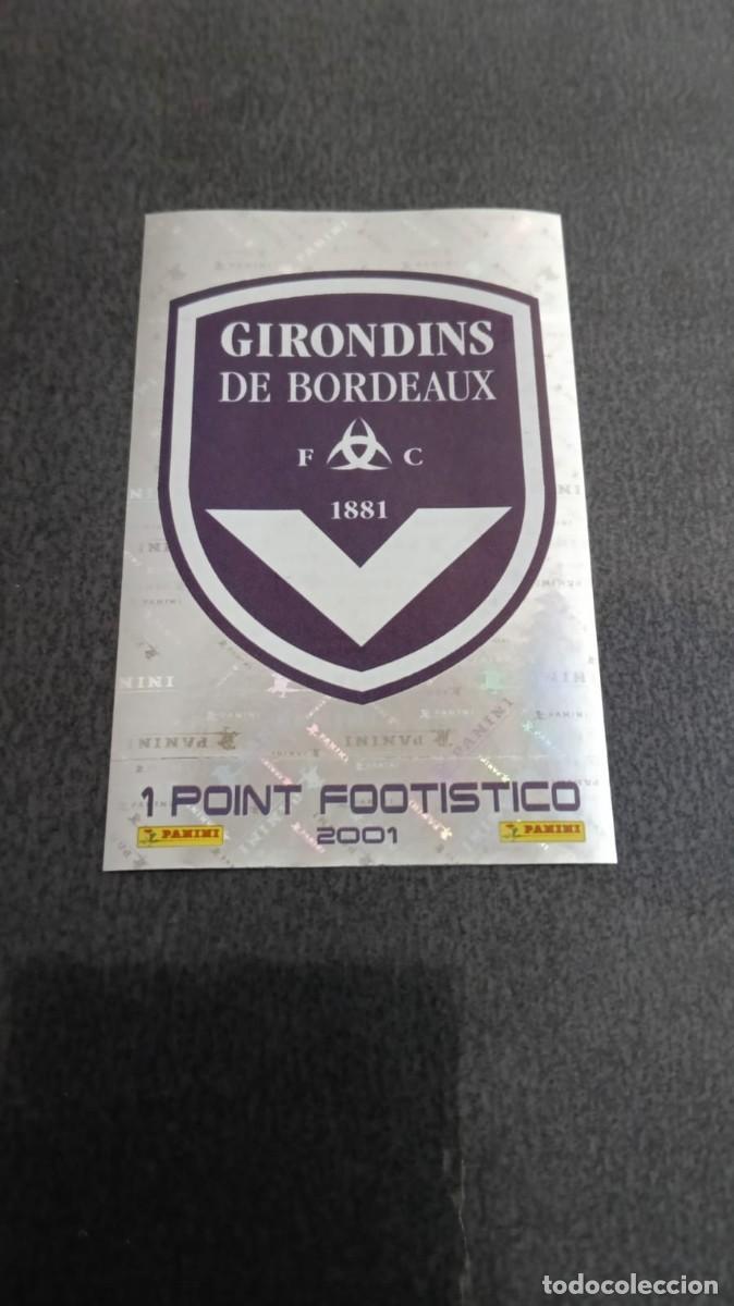 Cromos de f&uacute;tbol: Panini Ligue 1 Foot 2001 Escudo Girondins de Bourdeaux 39