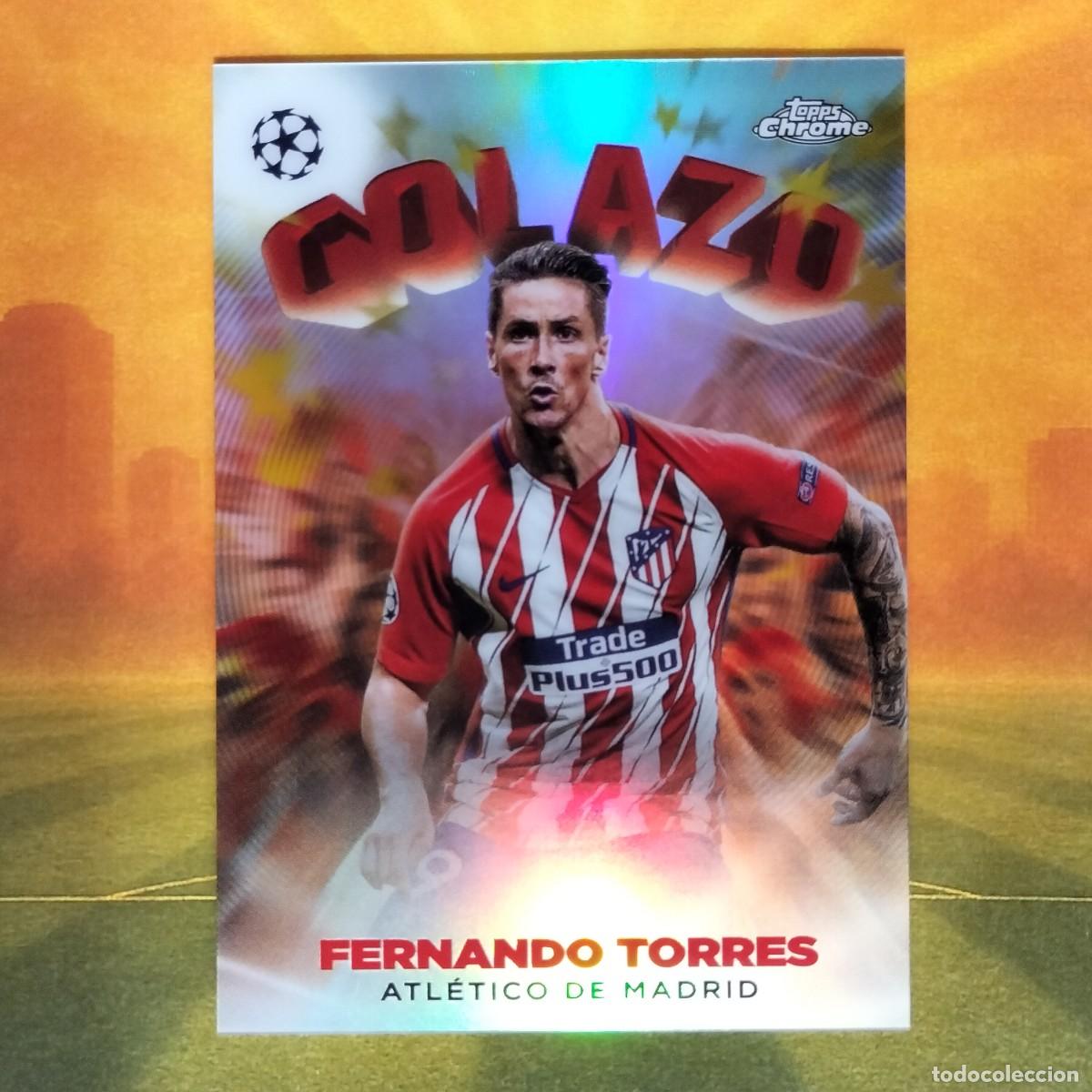 Cromos de f&uacute;tbol: G-5 | Fernando Torres | Atletico de Madrid | Golazo | 2022-23 TOPPS Chrome UEFA