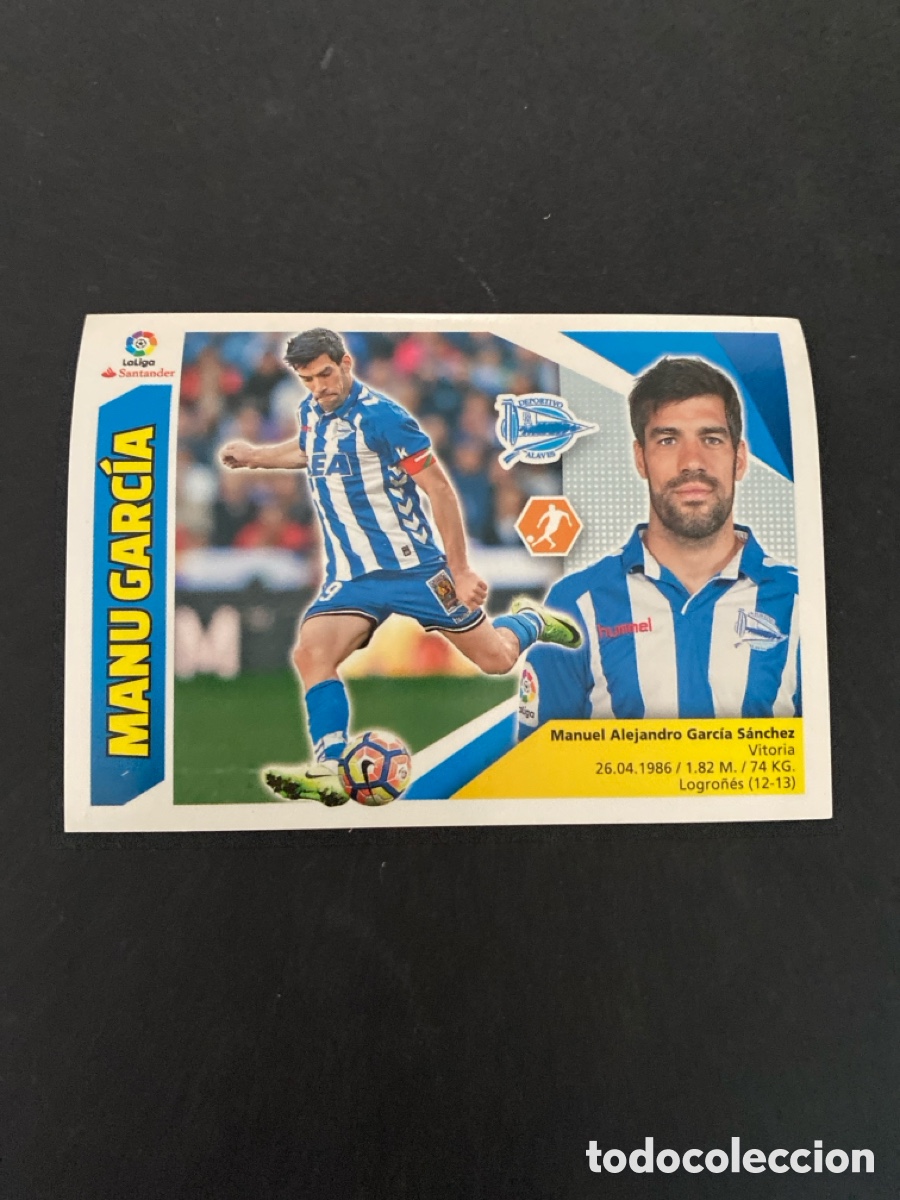 Cromos de f&uacute;tbol: Cromo liga 17/18 Dptvo Alav&eacute;s N*8