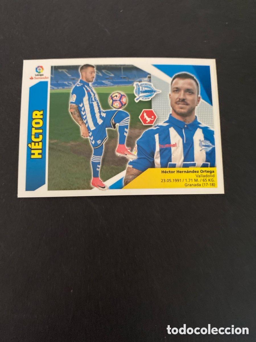 Cromos de f&uacute;tbol: Cromo liga 17/18 Dptvo Alav&eacute;s N* 7