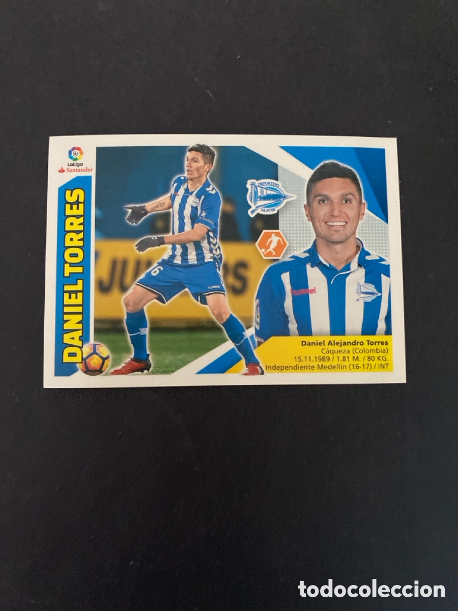 Cromos de f&uacute;tbol: Cromo liga 17/18 Dptvo Alav&eacute;s N* 9