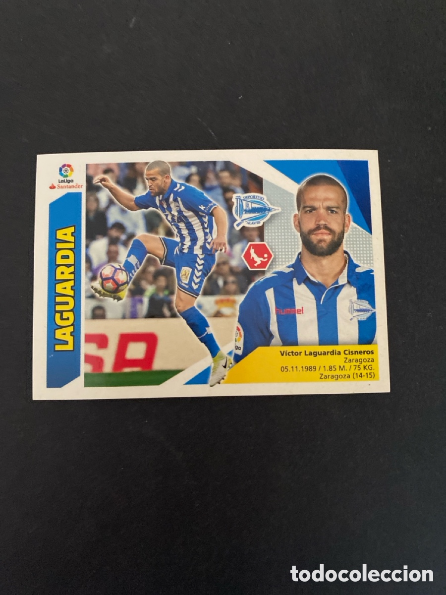 Cromos de f&uacute;tbol: Cromo liga 17/18 Dptvo Alav&eacute;s N* 5 A