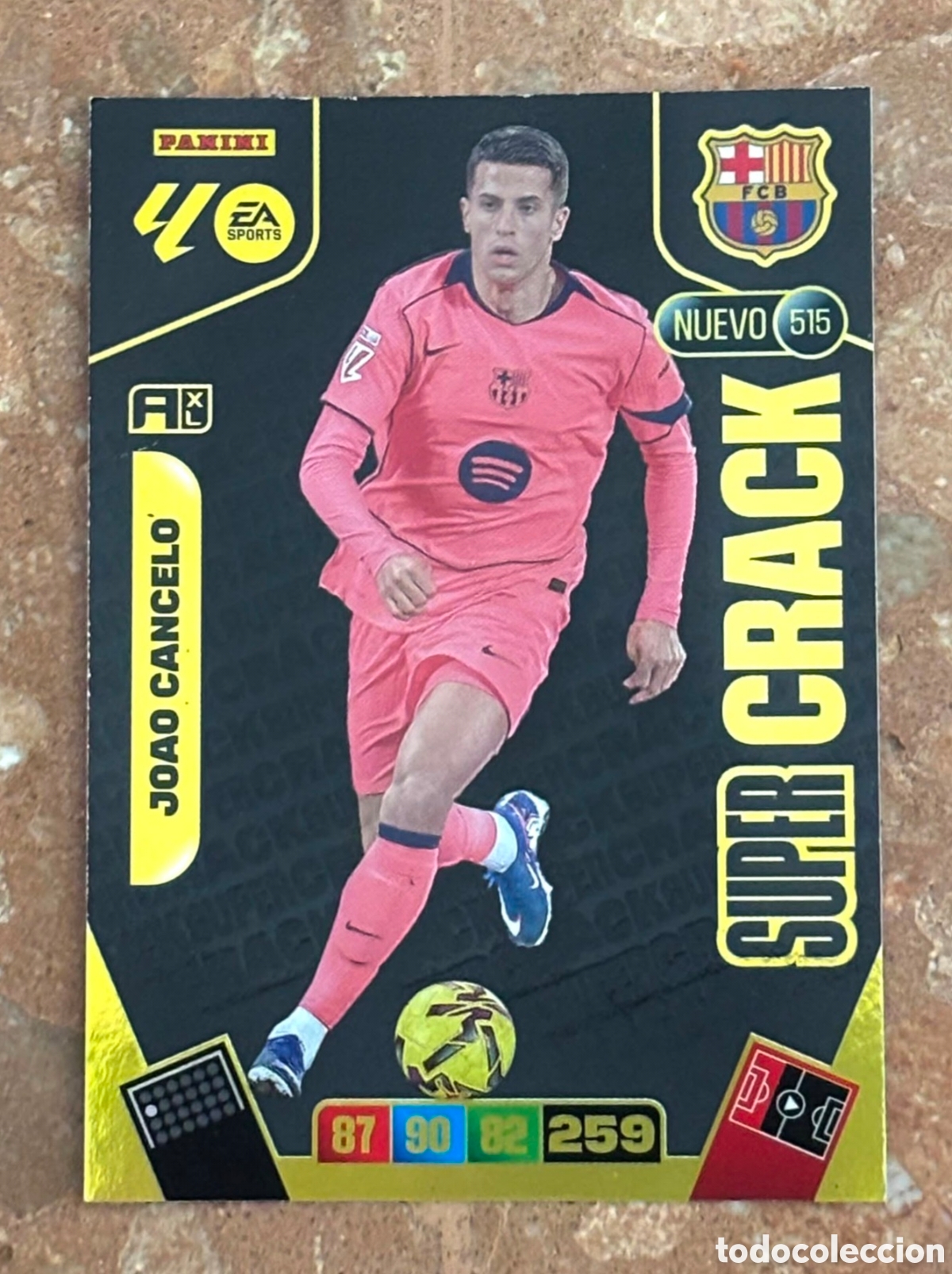 Cromos de f&uacute;tbol: ADRENALYN XL 2025 2026 / 25 26 NUEVO SUPER CRACK 515 JOAO CANCELO - FC BARCELONA