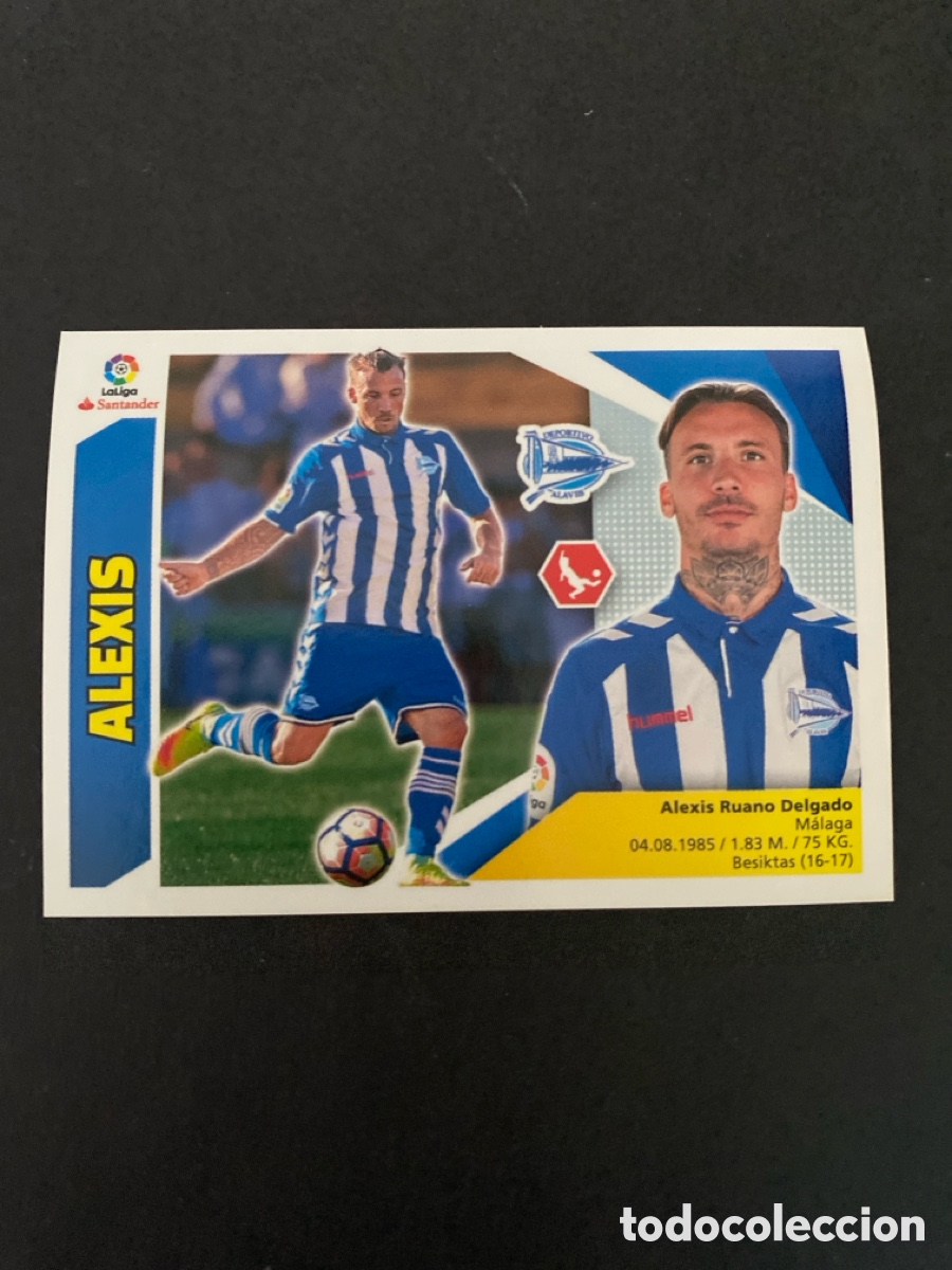 Cromos de f&uacute;tbol: Cromo liga 17/18 Dptvo Alav&eacute;s N* 5 B