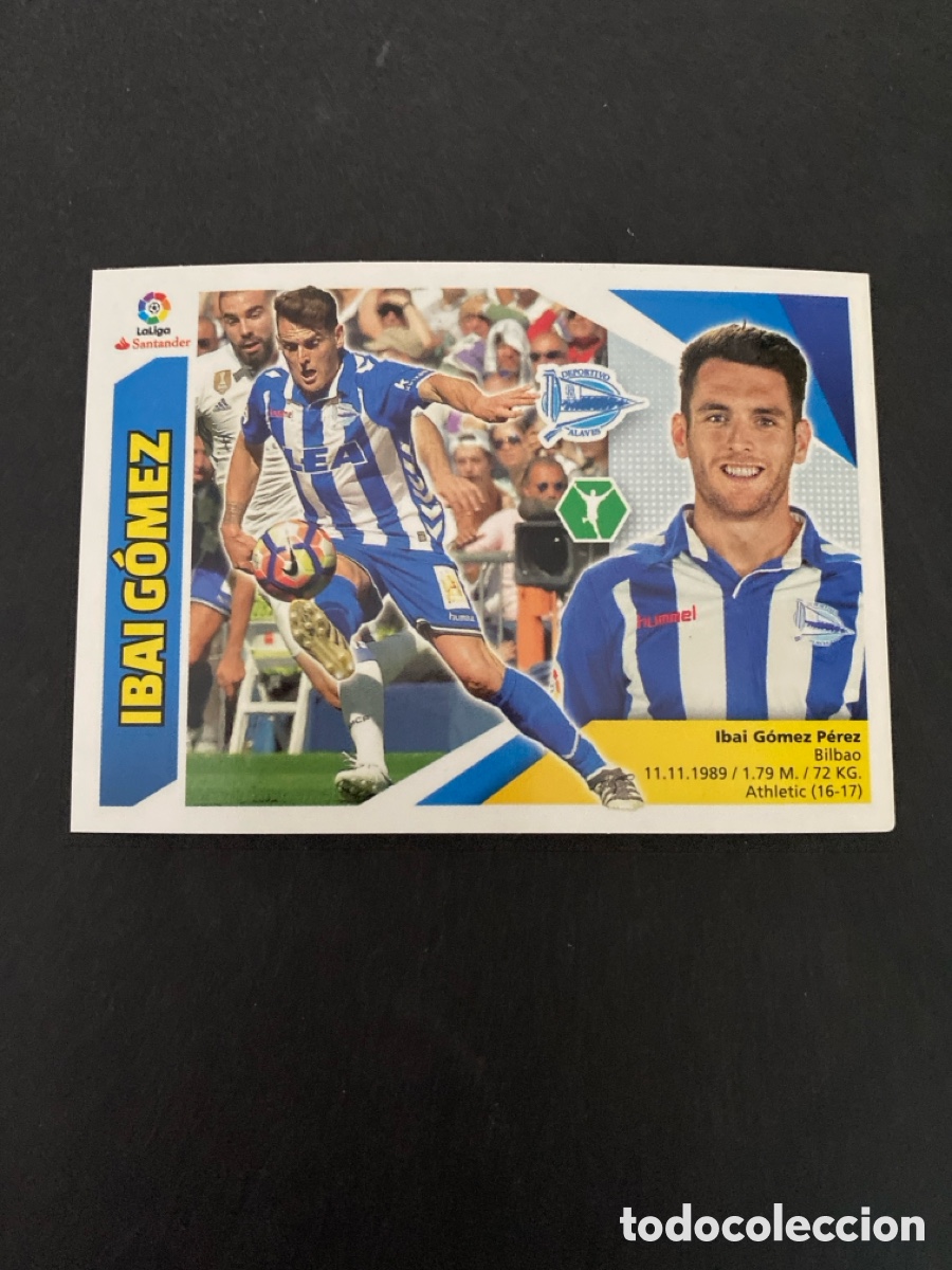 Cromos de f&uacute;tbol: Cromo liga 17/18 Dptvo Alav&eacute;s N* 16