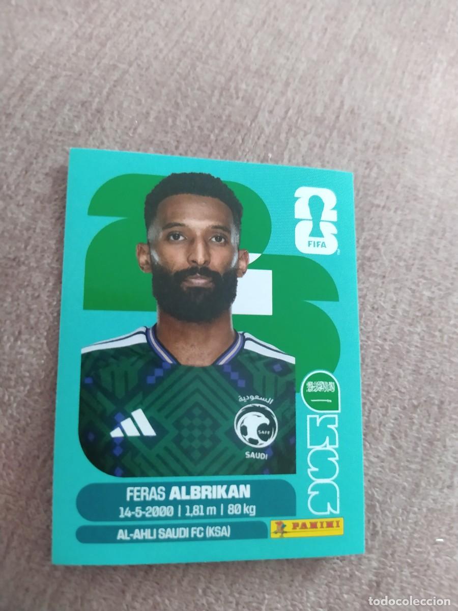 Cromos de f&uacute;tbol: KSA 18 Feras ALBRIKAN Arabia Saud&iacute; Mundial 2026 Panini