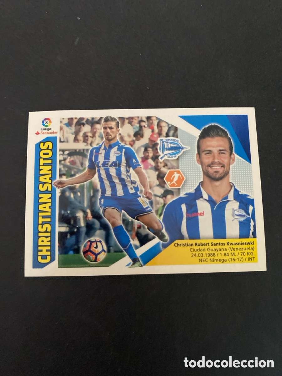 Cromos de f&uacute;tbol: Cromo liga 17/18 Dptvo Alav&eacute;s N* 11