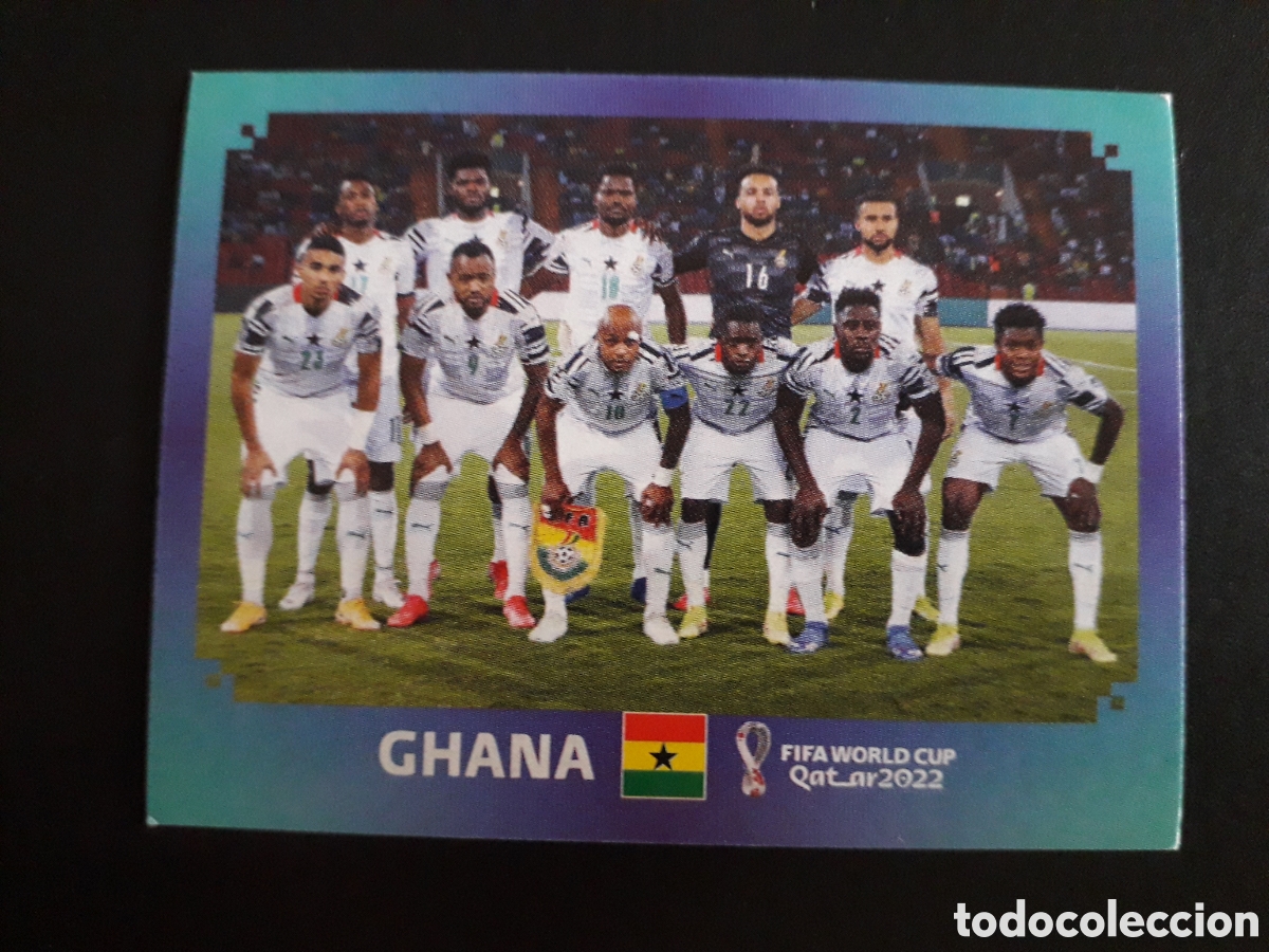 Cromos de f&uacute;tbol: EQUIPO GHANA N&deg; 1 COPA MUNDIAL DE F&Uacute;TBOL QATAR 2022 22 PANINI SIN PEGAR PEDIDO M&Iacute;NIMO 3&euro;.