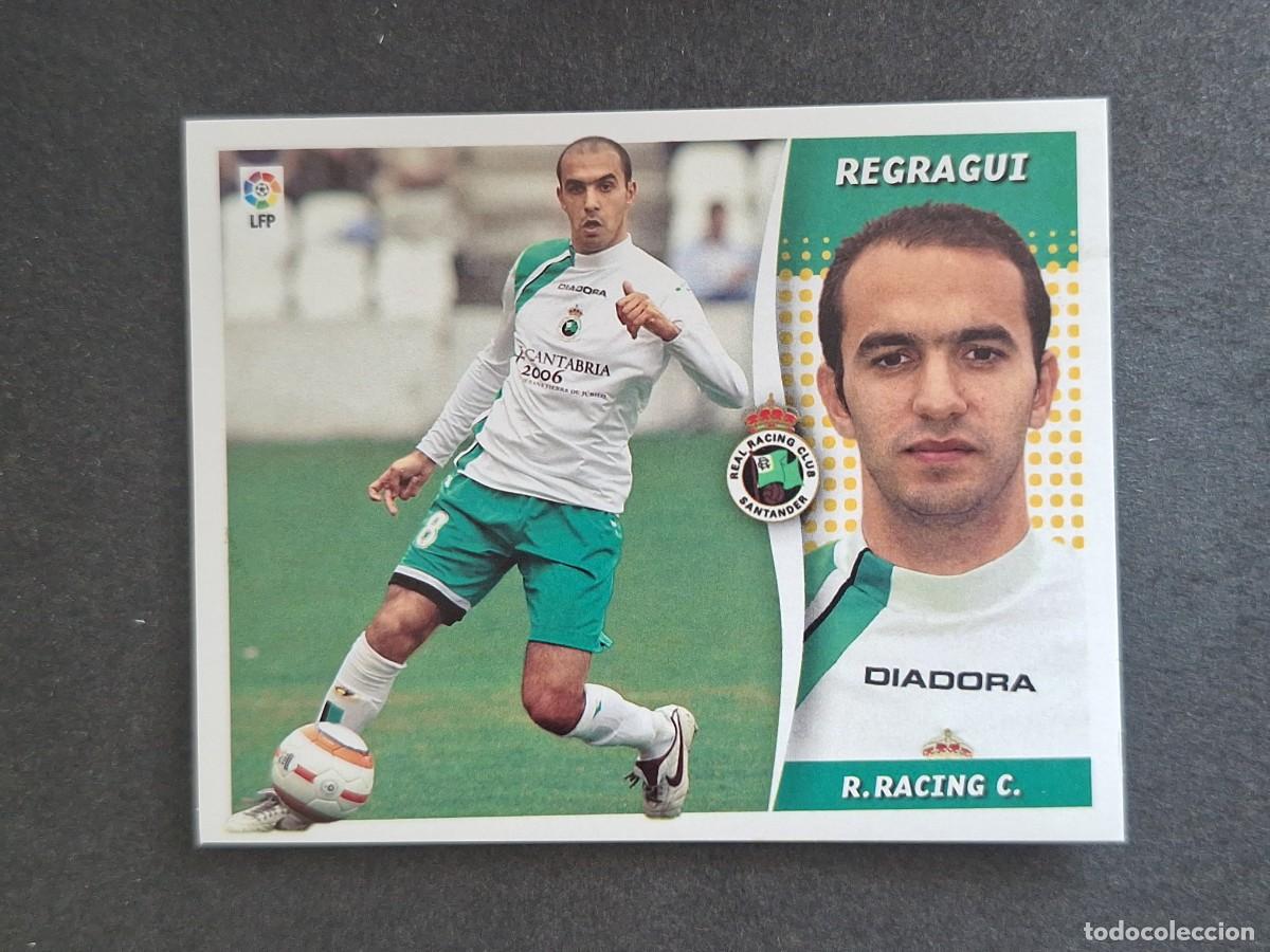 Cromos de f&uacute;tbol: L6 REGRAGUI RACING DE SANTANDER LIGA ESTE 2006 2007 06 07 NUNCA PEGADO SIN PEGAR