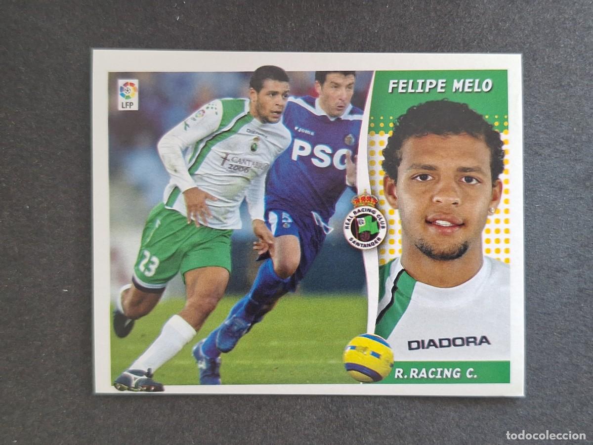 Cromos de f&uacute;tbol: L6 FELIPE MELO RACING DE SANTANDER LIGA ESTE 2006 2007 06 07 NUNCA PEGADO SIN PEGAR
