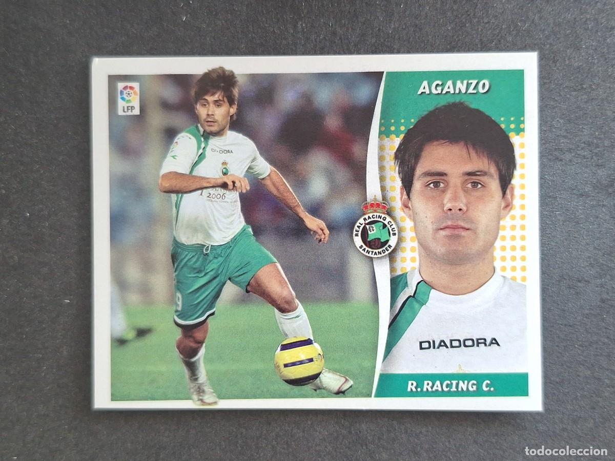 Football Stickers: L6 AGANZO RACING DE SANTANDER LIGA ESTE 2006 2007 06 07 NUNCA PEGADO SIN PEGAR