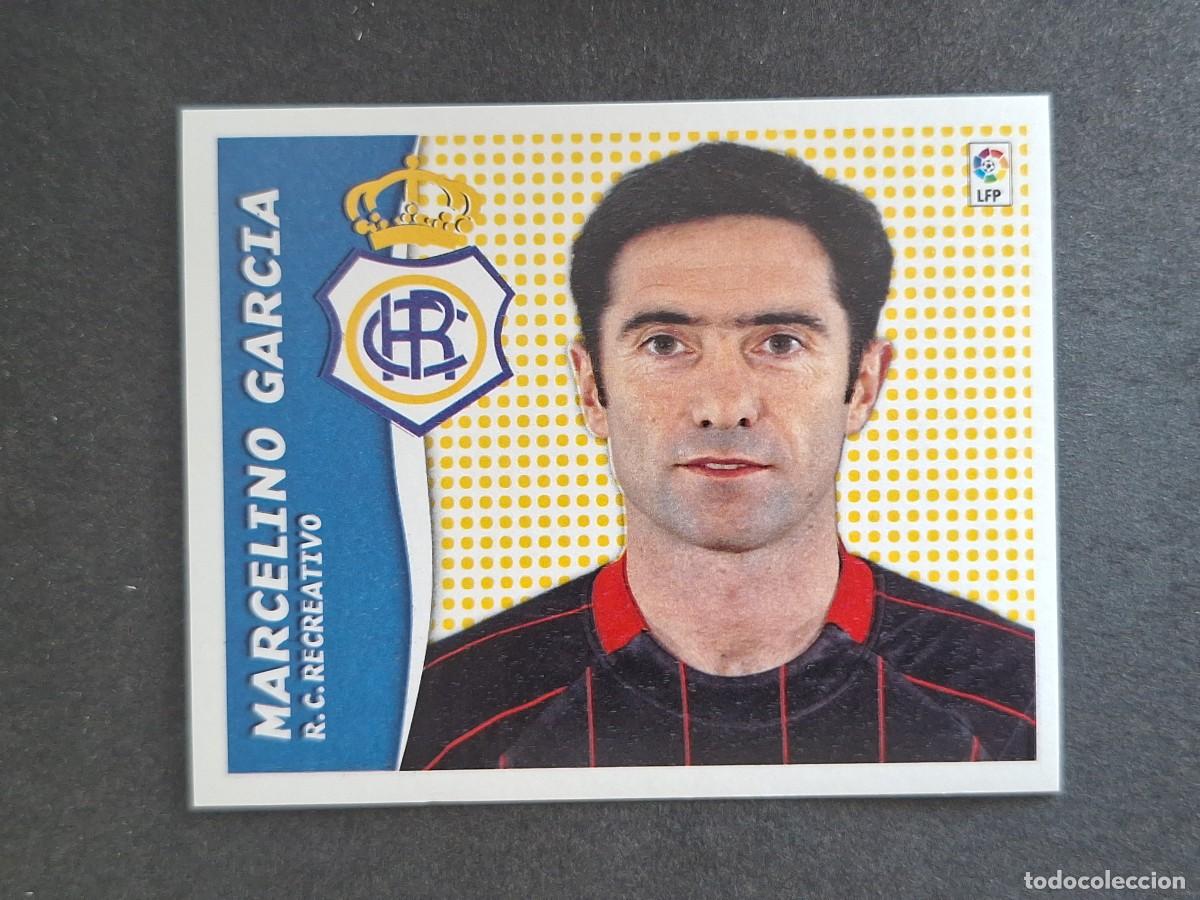 Football Stickers: L6 MARCELINO GARCIA ENTRENADOR RECREATIVO DE HUELVA LIGA ESTE 2006 2007 06 07 NUNCA PEGADO SIN PEGAR