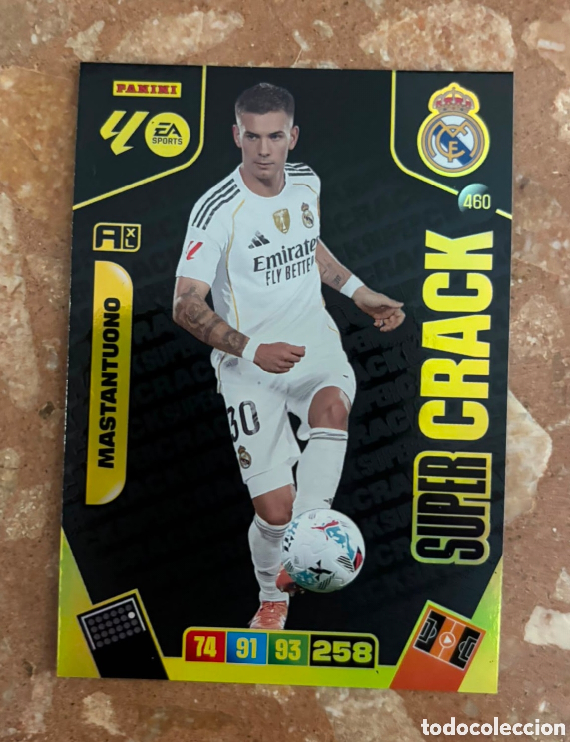 Football Stickers: ADRENALYN XL 2025 2026 / 25 26 SUPER CRACK 460 MASTANTUONO - REAL MADRID