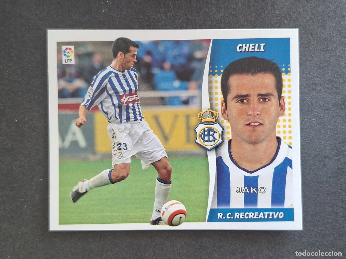 Cromos de f&uacute;tbol: L6 CHELI RECREATIVO DE HUELVA LIGA ESTE 2006 2007 06 07 NUNCA PEGADO SIN PEGAR