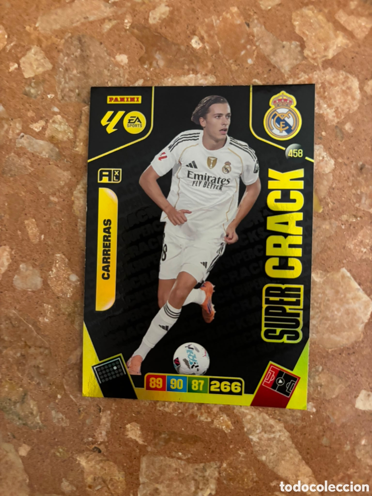 Cromos de f&uacute;tbol: ADRENALYN XL 2025 2026 / 25 26 SUPER CRACK 458 CARRERAS - REAL MADRID