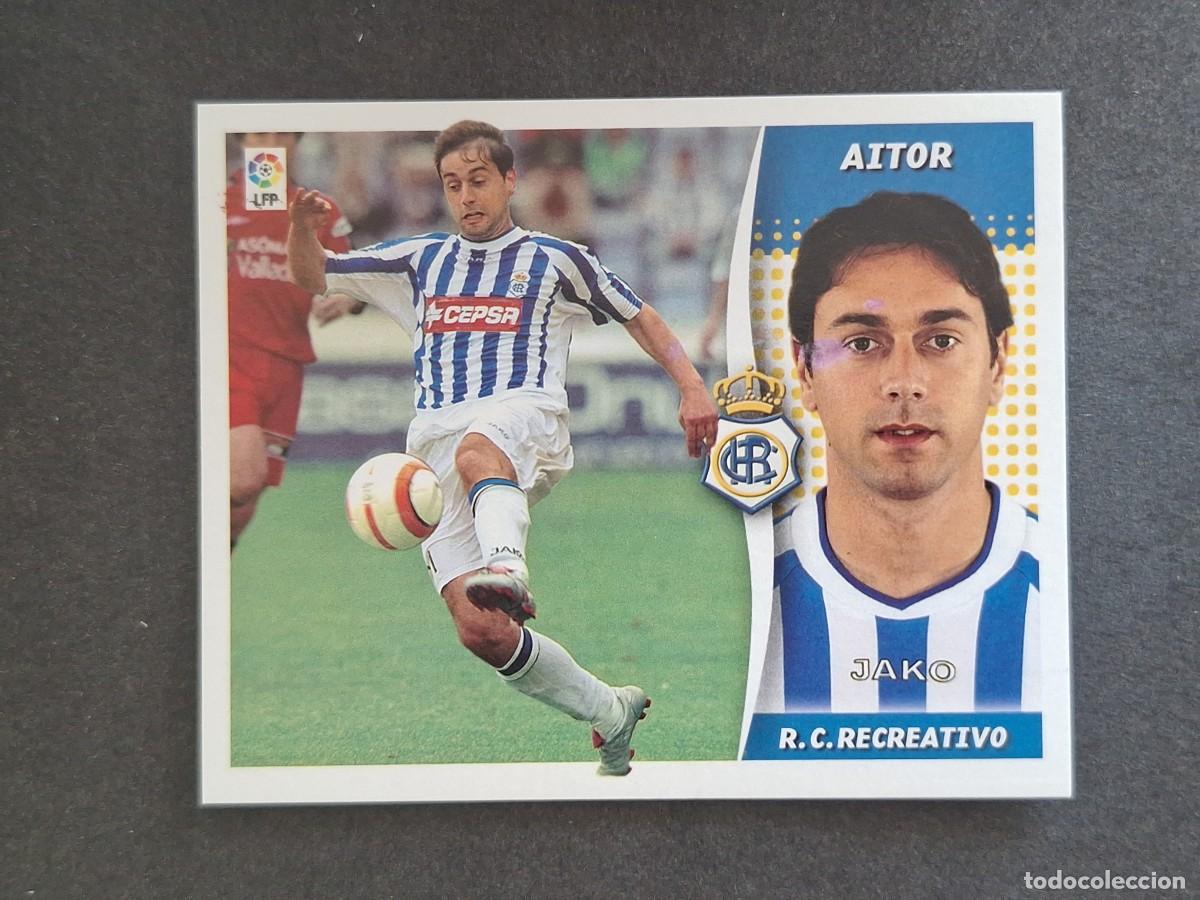 Cromos de f&uacute;tbol: L6 AITOR RECREATIVO DE HUELVA LIGA ESTE 2006 2007 06 07 NUNCA PEGADO SIN PEGAR