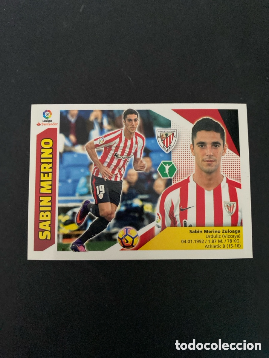 Cromos de f&uacute;tbol: Cromo liga 17/18 Athletic club N* 13 B