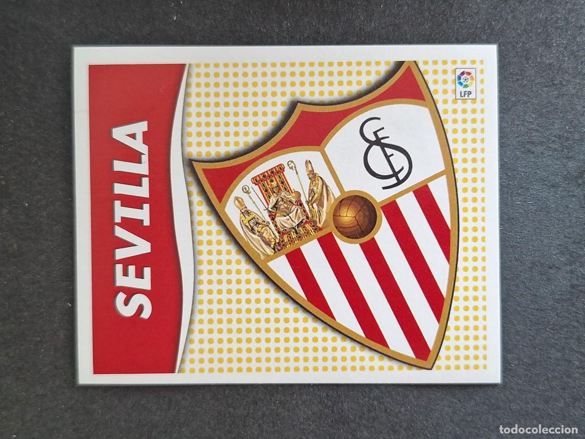 Cromos de f&uacute;tbol: L6 ESCUDO SEVILLA F. C. LIGA ESTE 2006 2007 06 07 NUNCA PEGADO SIN PEGAR