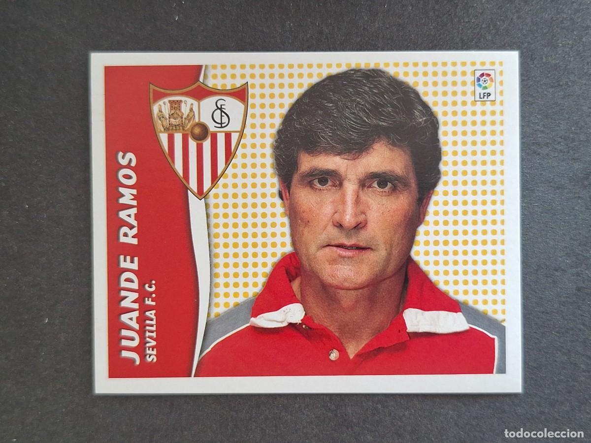 Cromos de f&uacute;tbol: L6 JUANDE RAMOS ENTRENADOR SEVILLA F. C. LIGA ESTE 2006 2007 06 07 NUNCA PEGADO SIN PEGAR