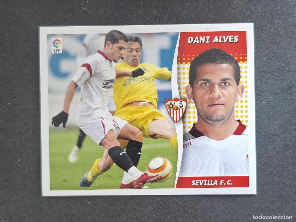 Cromos de f&uacute;tbol: L6 DANI ALVES SEVILLA F. C. LIGA ESTE 2006 2007 06 07 NUNCA PEGADO SIN PEGAR