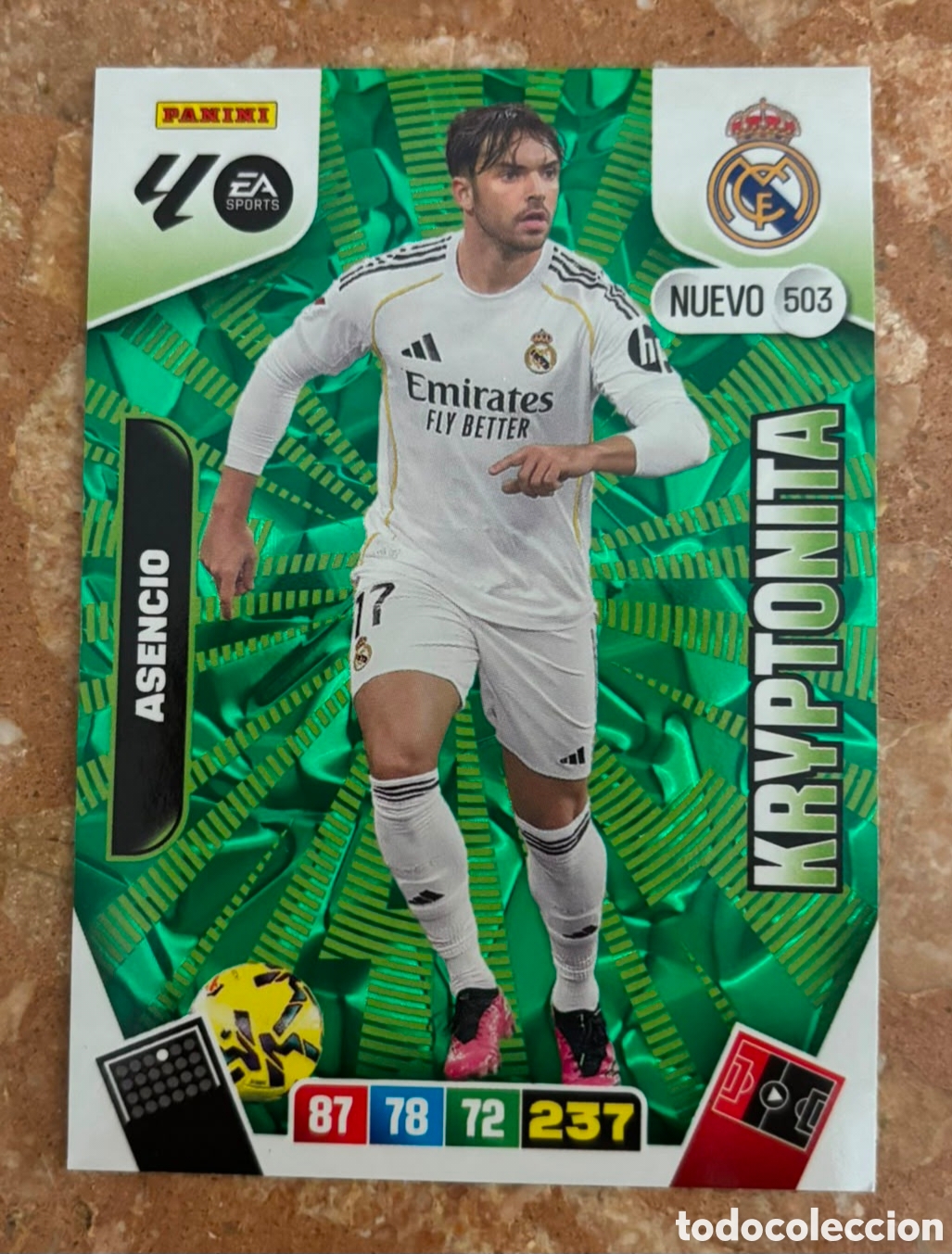 Cromos de f&uacute;tbol: ADRENALYN XL 2025 2026 / 25 26 NUEVO KRYPTONITA 503 ASENCIO - REAL MADRID
