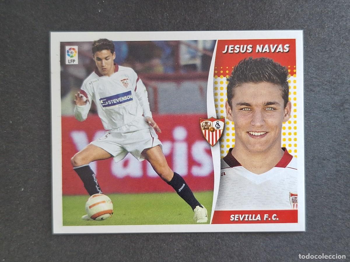 Cromos de f&uacute;tbol: L6 JESUS NAVAS SEVILLA F. C. LIGA ESTE 2006 2007 06 07 NUNCA PEGADO SIN PEGAR