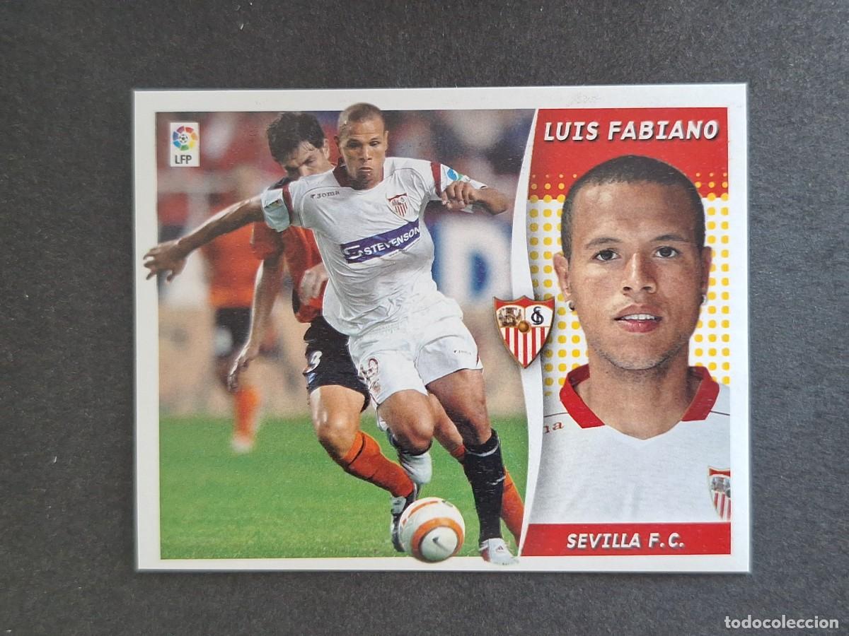 Figurine di Calcio: L6 LUIS FABIANO SEVILLA F. C. LIGA ESTE 2006 2007 06 07 NUNCA PEGADO SIN PEGAR