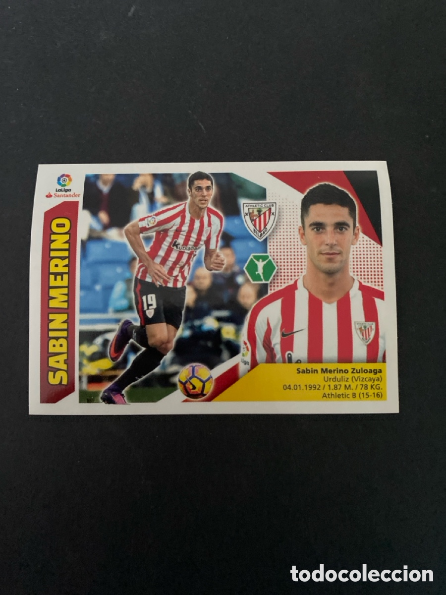 Cromos de f&uacute;tbol: Cromo liga 17/18 Athletic club N* 13 B