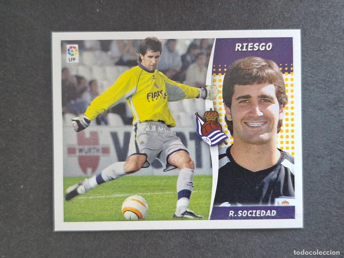 Cromos de f&uacute;tbol: L6 RIEGO REAL SOCIEDAD LIGA ESTE 2006 2007 06 07 NUNCA PEGADO SIN PEGAR