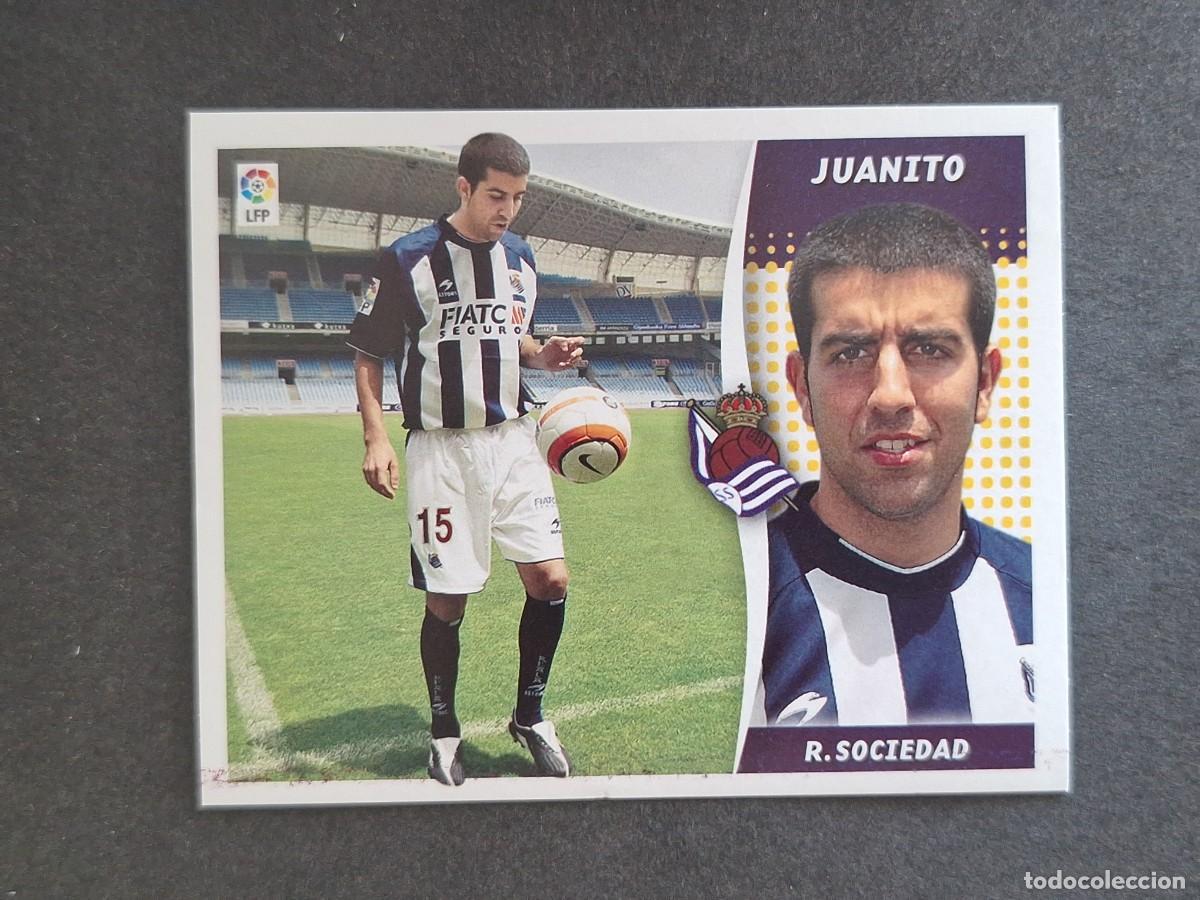 Cromos de f&uacute;tbol: L6 JUANITO REAL SOCIEDAD LIGA ESTE 2006 2007 06 07 NUNCA PEGADO SIN PEGAR