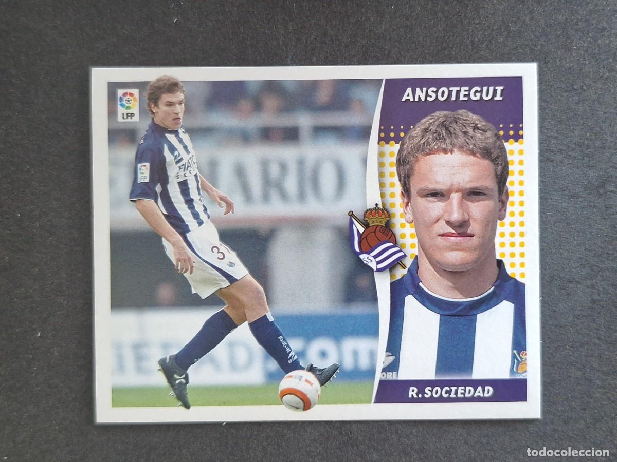 Cromos de f&uacute;tbol: L6 ANSOTEGUI REAL SOCIEDAD LIGA ESTE 2006 2007 06 07 NUNCA PEGADO SIN PEGAR