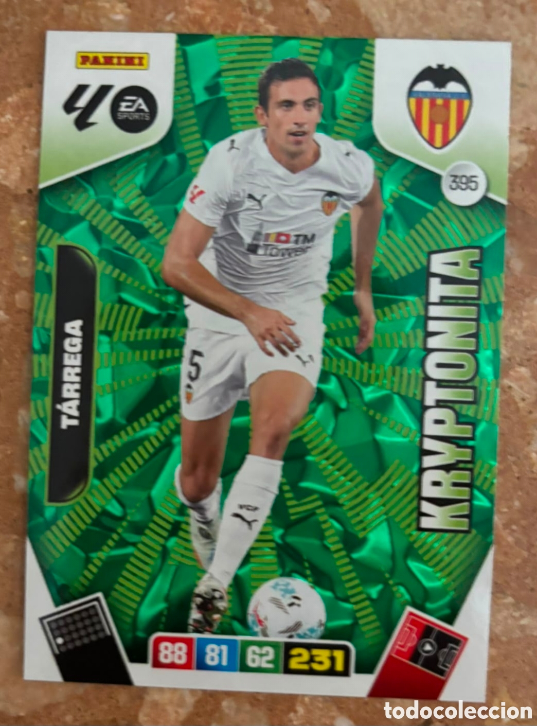 Cromos de f&uacute;tbol: ADRENALYN XL 2025 2026 / 25 26 KRYPTONITA 395 T&Aacute;RREGA - VALENCIA