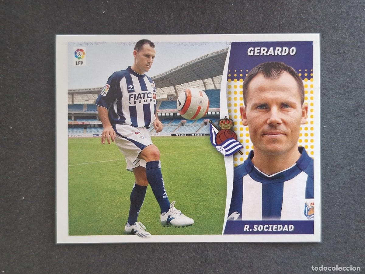 Cromos de f&uacute;tbol: L6 GERARDO REAL SOCIEDAD LIGA ESTE 2006 2007 06 07 NUNCA PEGADO SIN PEGAR