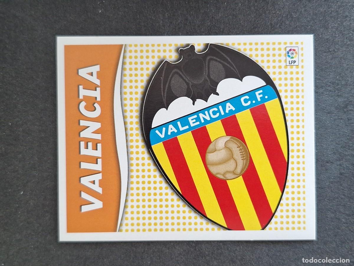 Cromos de f&uacute;tbol: L6 ESCUDO VALENCIA C. F. LIGA ESTE 2006 2007 06 07 NUNCA PEGADO SIN PEGAR