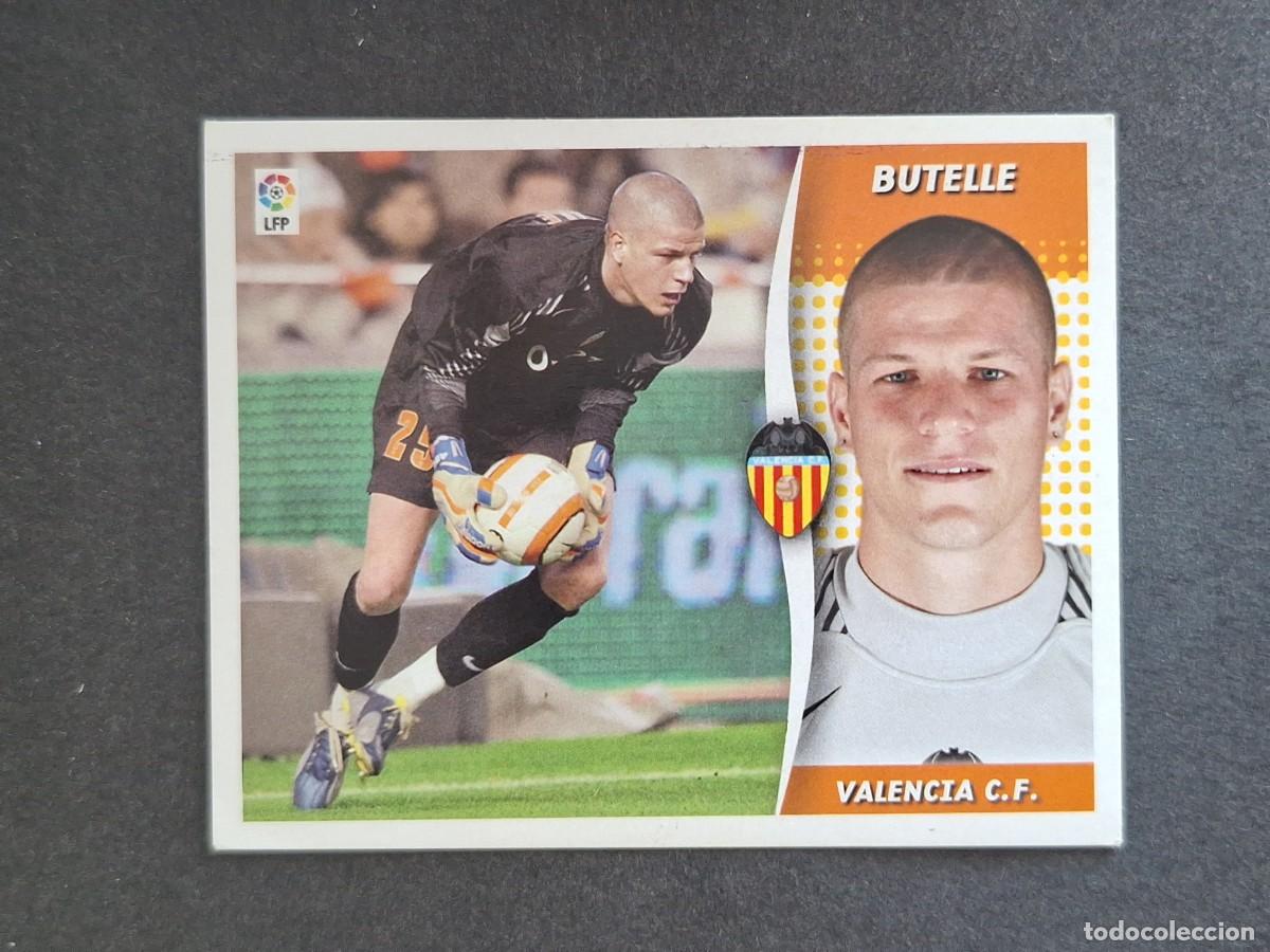 Cromos de f&uacute;tbol: L6 BUTELLE VALENCIA C. F. LIGA ESTE 2006 2007 06 07 NUNCA PEGADO SIN PEGAR