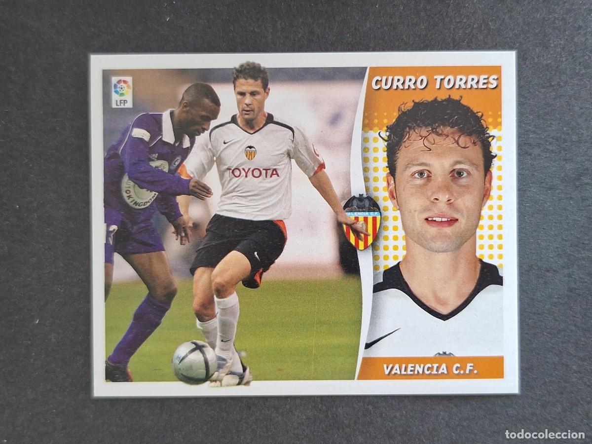 Cromos de f&uacute;tbol: L6 CURRO TORRES VALENCIA C. F. LIGA ESTE 2006 2007 06 07 NUNCA PEGADO SIN PEGAR