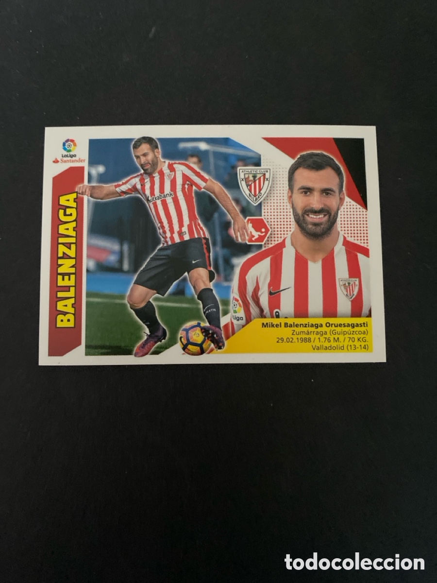 Fu&szlig;ball-Sticker: Cromo liga 17/18 Athletic club N* 8