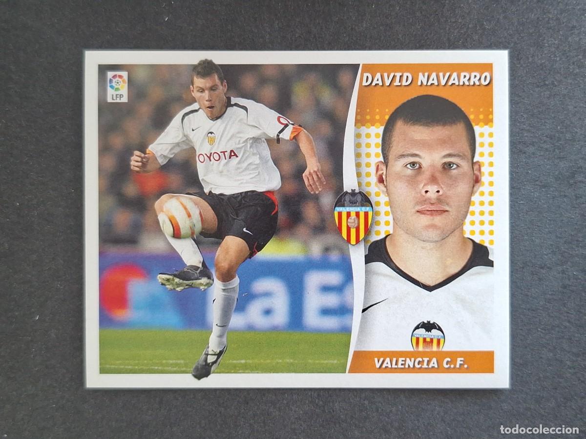 Cartes &agrave; collectionner de Football: L6 DAVID NAVARRO VALENCIA C. F. LIGA ESTE 2006 2007 06 07 NUNCA PEGADO SIN PEGAR