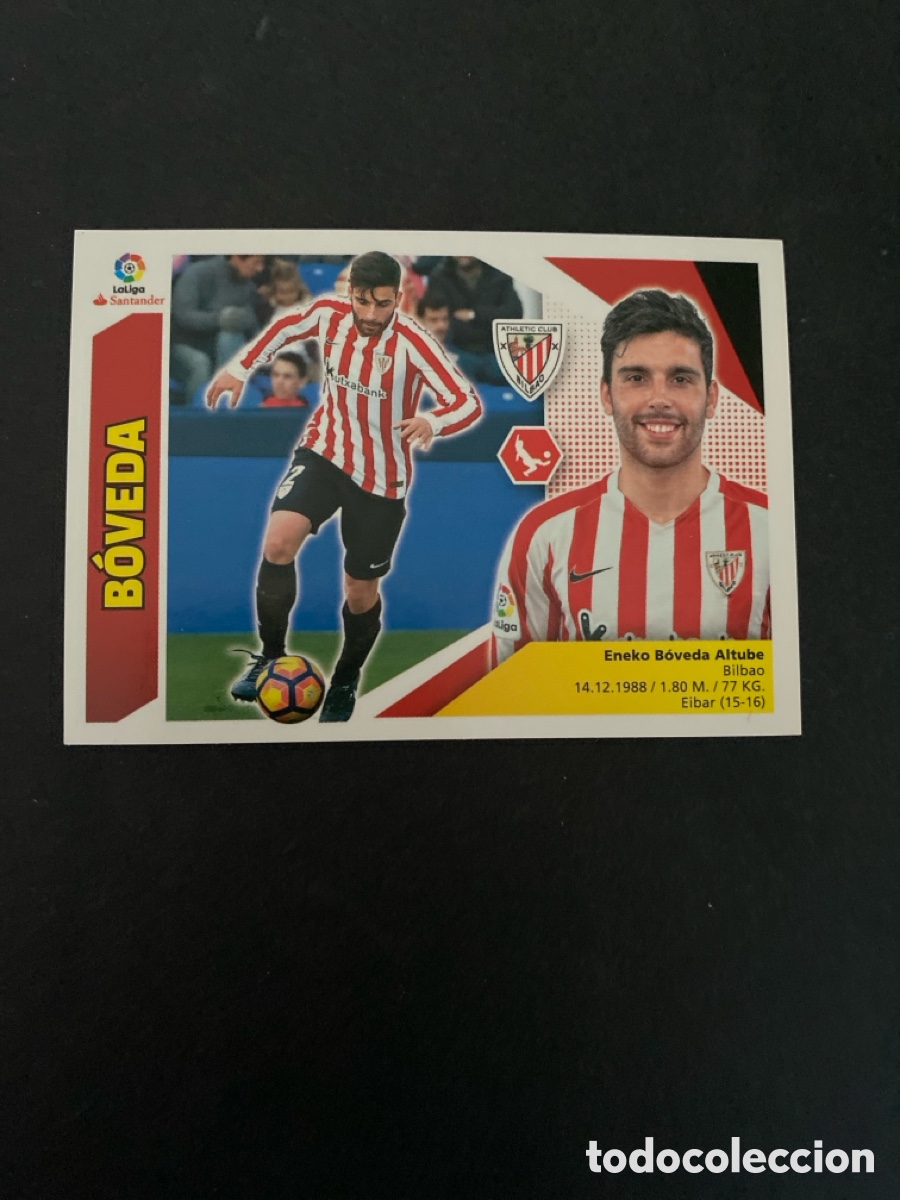 Cromos de f&uacute;tbol: Cromo liga 17/18 Athletic club N* 5 A