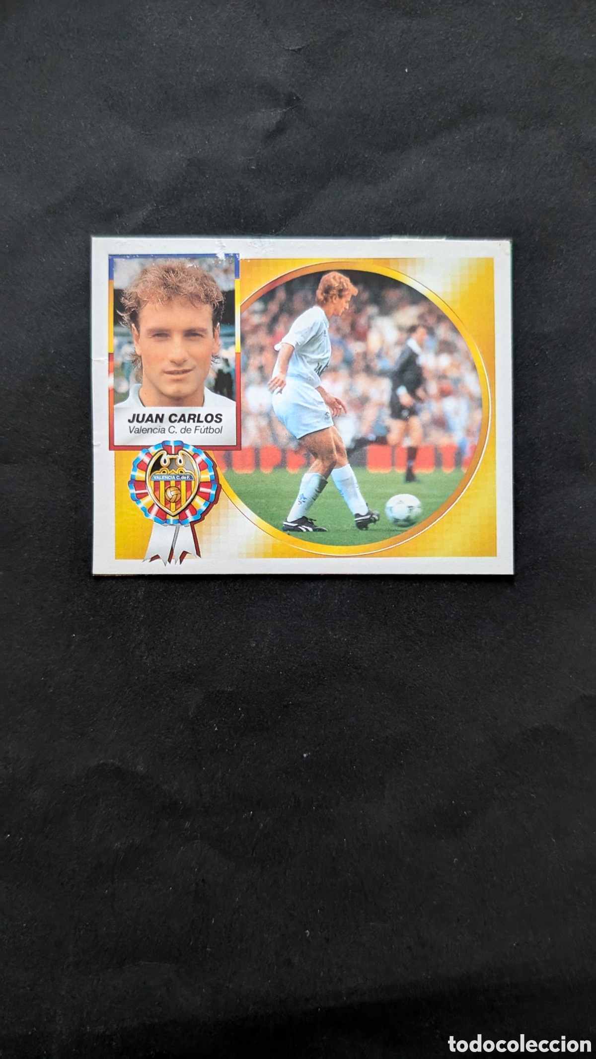 Cromos de f&uacute;tbol: JUAN CARLOS VALENCIA FICHAJE 14 VERSION LIGA ESTE 1994/95 94 95 RECORTADO