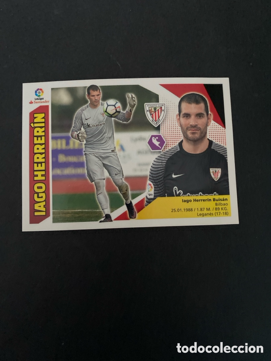 Cromos de f&uacute;tbol: Cromo liga 17/18 Athletic club N* 2