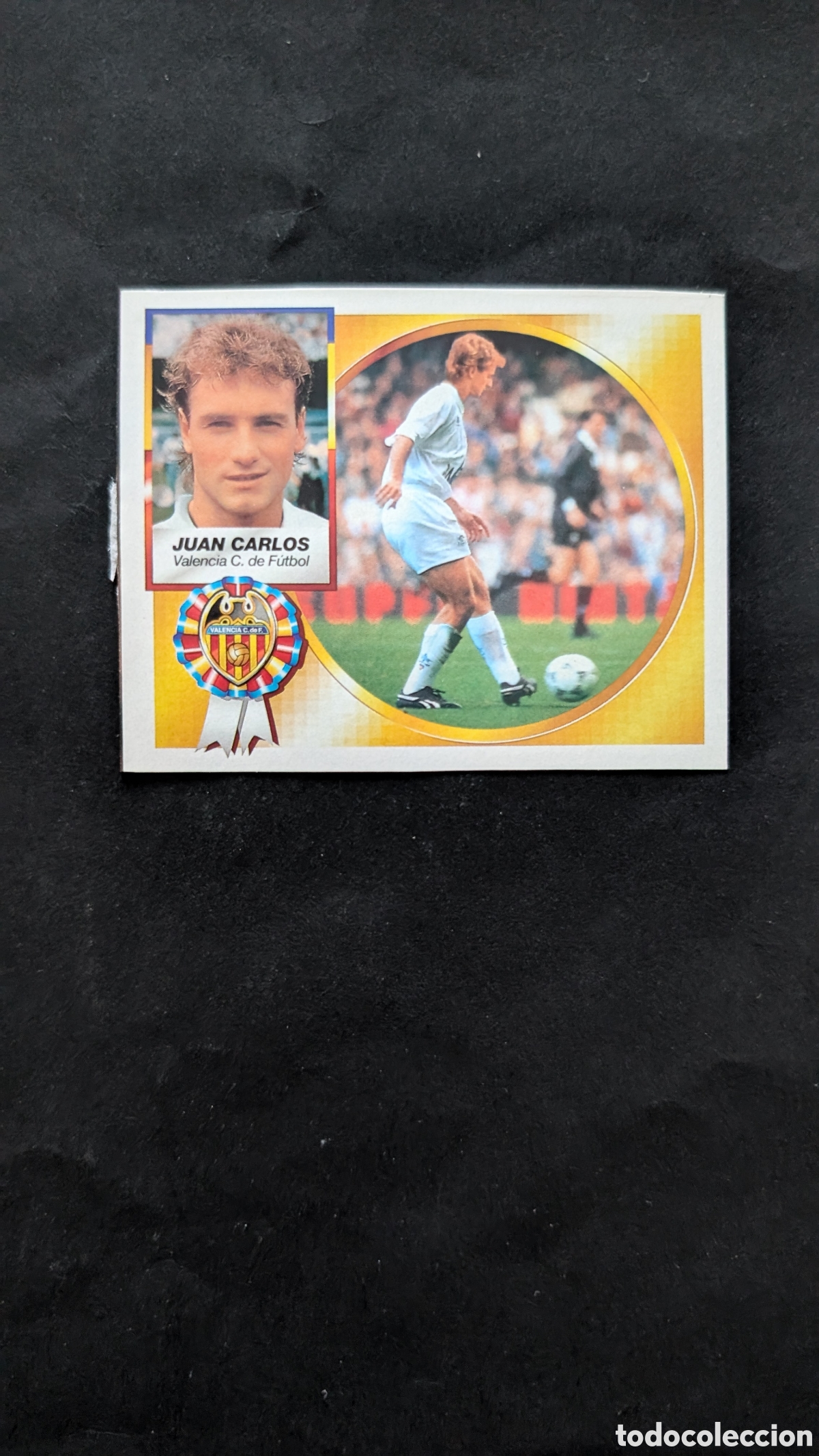 Cromos de f&uacute;tbol: JUAN CARLOS VALENCIA FICHAJE 14 VERSION LIGA ESTE 1994/95 94 95 RECORTADO