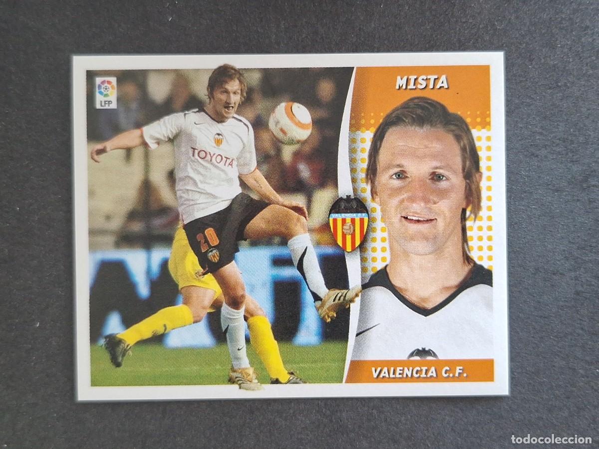 Cromos de f&uacute;tbol: L6 MISTA VALENCIA C. F. LIGA ESTE 2006 2007 06 07 NUNCA PEGADO SIN PEGAR