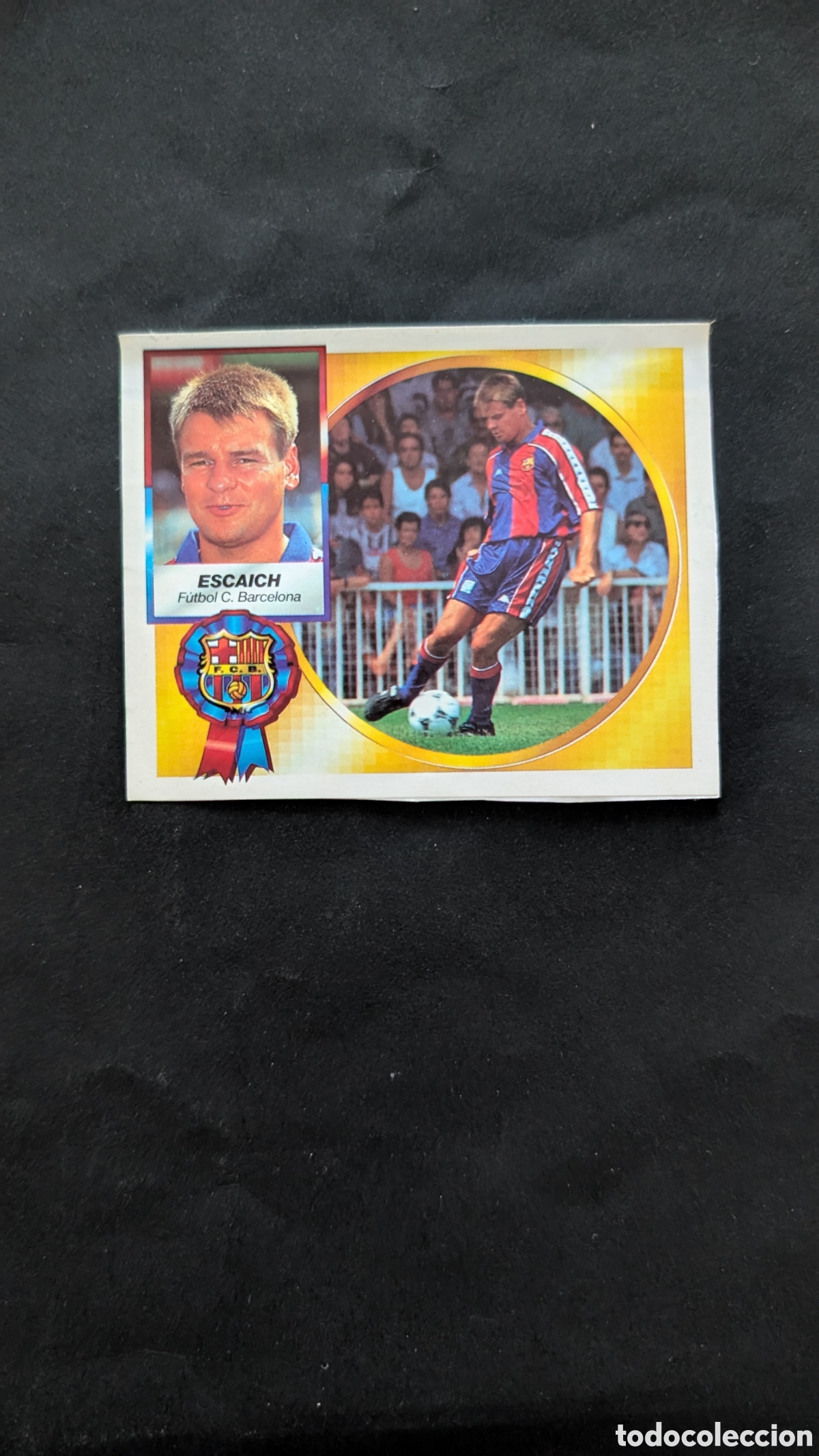 Cromos de f&uacute;tbol: ESCAICH BARCELONA FICHAJE 19 VERSION LIGA ESTE 1994/95 94 95 RECORTADO