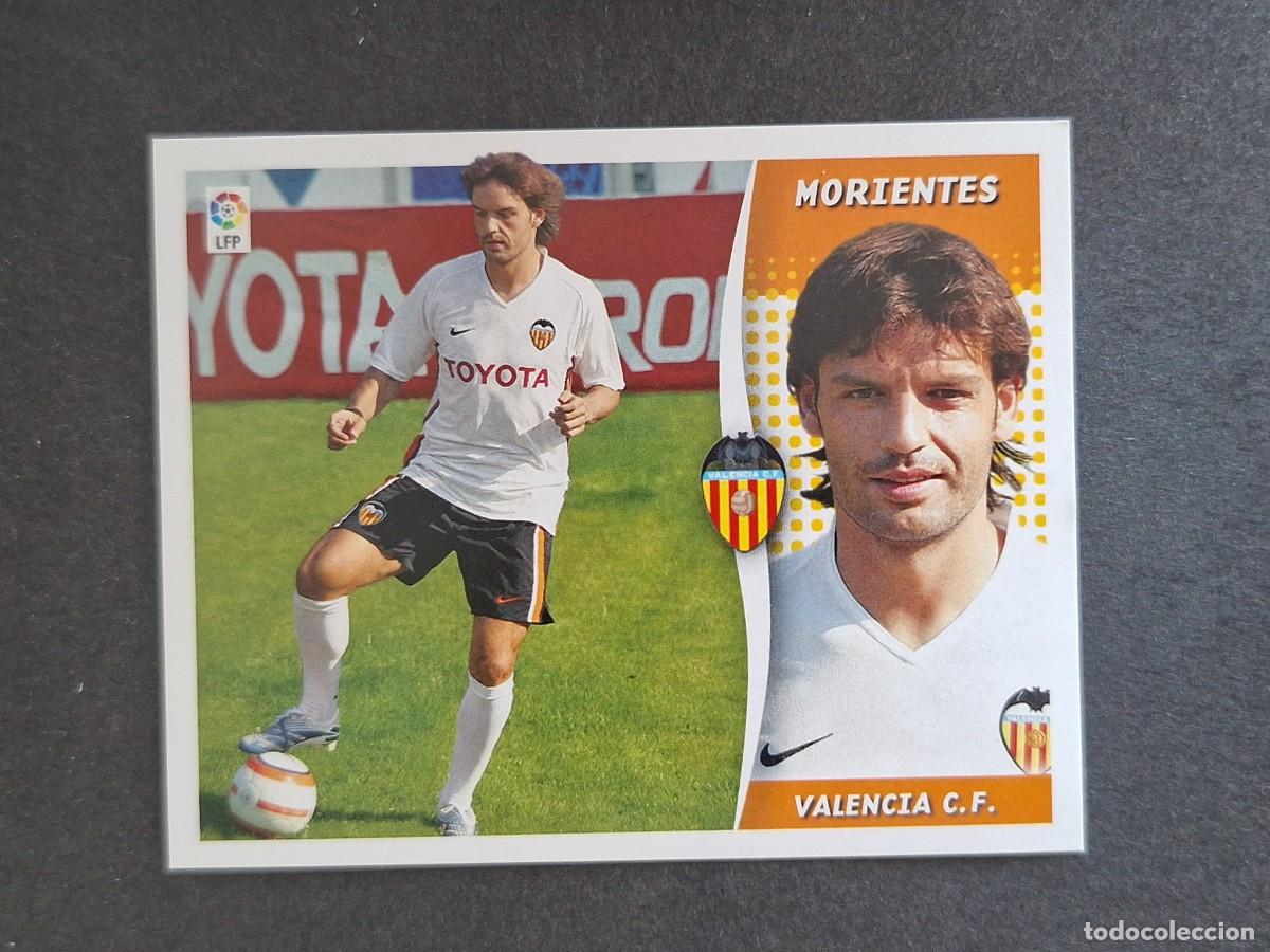 Cromos de f&uacute;tbol: L6 MORIENTES VALENCIA C. F. LIGA ESTE 2006 2007 06 07 NUNCA PEGADO SIN PEGAR