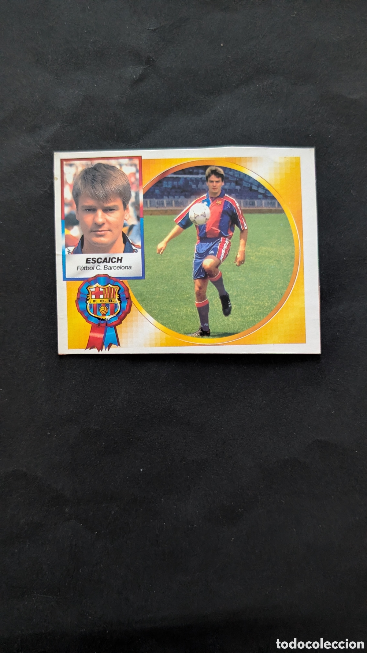Cromos de f&uacute;tbol: ESCAICH BARCELONA FICHAJE 19 VERSION LIGA ESTE 1994/95 94 95 RECORTADO