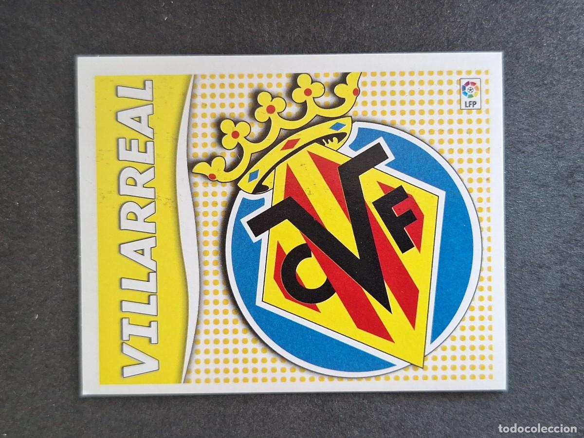 Cromos de f&uacute;tbol: L6 ESCUDO VILLARREAL C. F. LIGA ESTE 2006 2007 06 07 NUNCA PEGADO SIN PEGAR